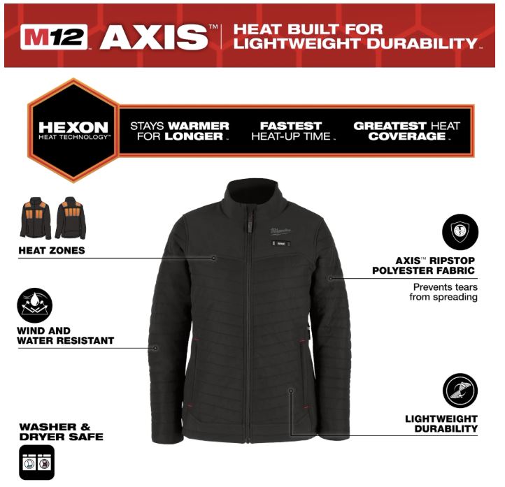 Milwaukee M12 Axis Heated Jacket